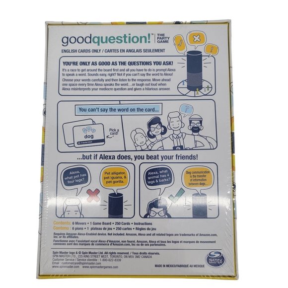 Good Question! Party Board Game by Spin Master 2-6 Multi-player Ages 13+ NEW - Picture 4 of 6